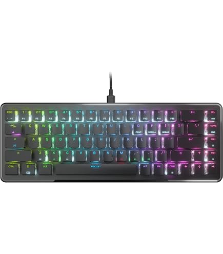 Amazon.co.jp: ROCCAT Vulcan TKL Pro コンパクト光学 RGB USB